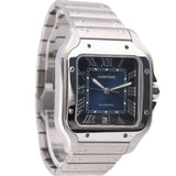 Cartier santos blue dail