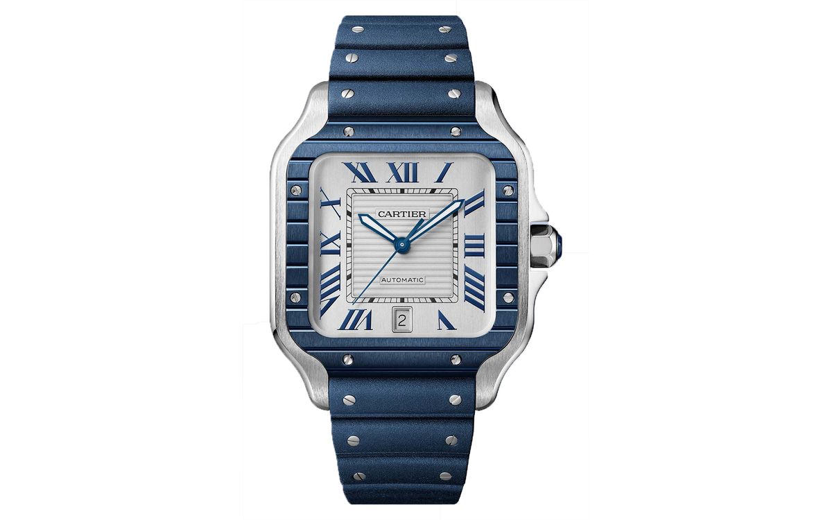 SANTOS DE CARTIER CRWSSA0047 silver dial