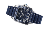 SANTOS DE CARTIER CRWSSA0048 blue dial