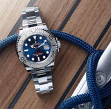 rolex yacht blue dail