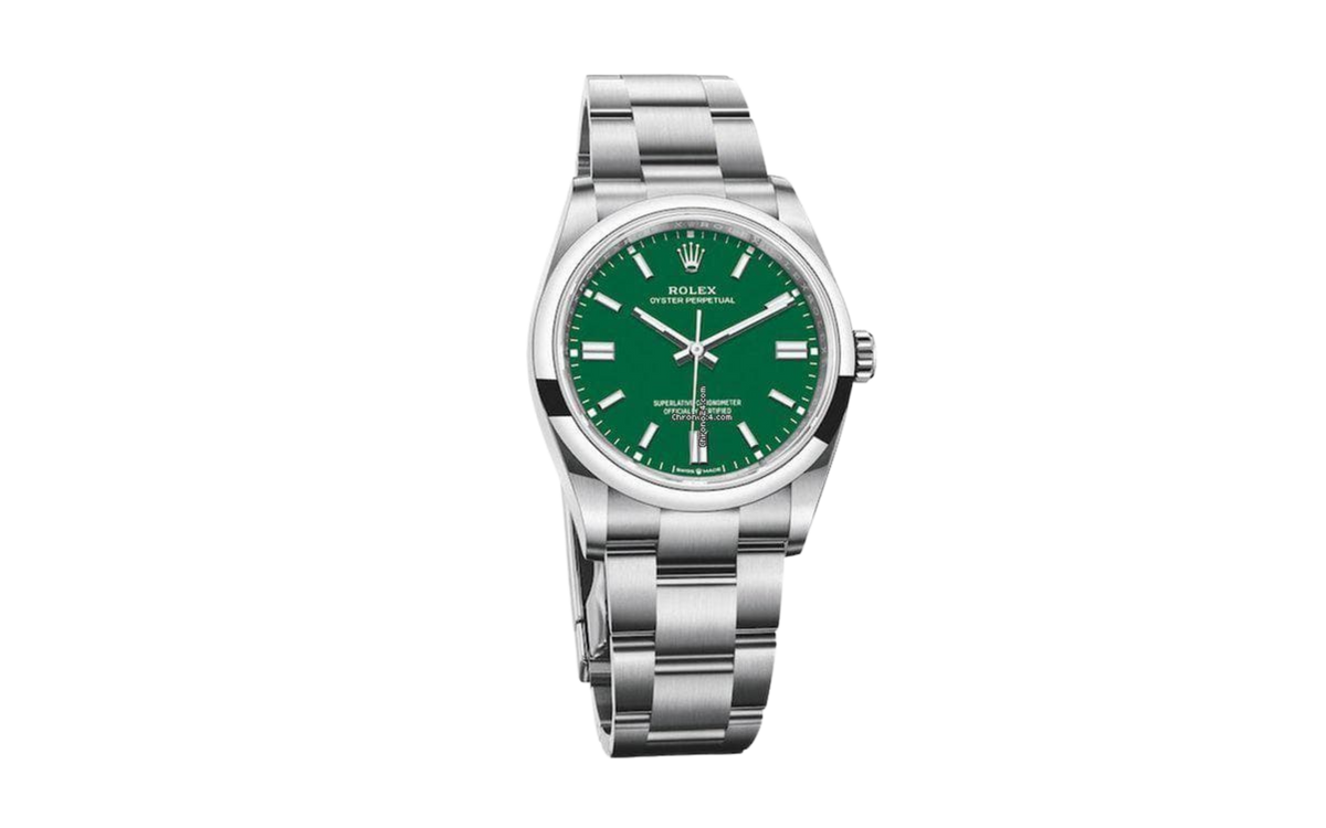 Rolex oyster perpetual green