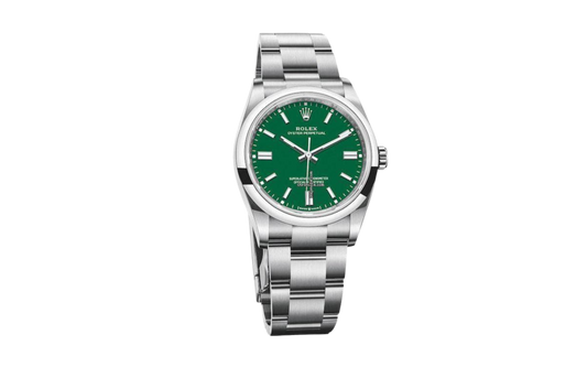 Rolex oyster perpetual green