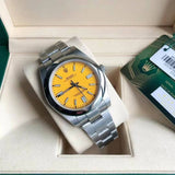 Rolex oyster perpetual yellow