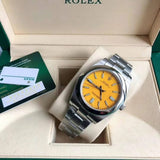 Rolex oyster perpetual yellow