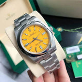 Rolex oyster perpetual yellow